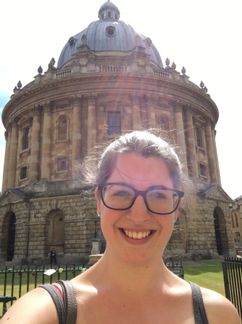 A little selfie in front of Radcliffe Camera