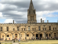 Christ Church College with the Cathedral Tower in the Background