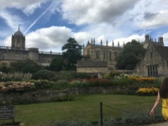 Christ Church College from inside the park