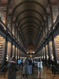 The Long Room of the Old Library of Trinity College