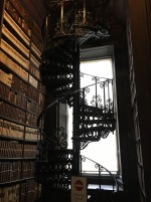 The staircase up to the gallery of the Library