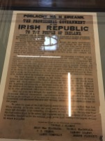 One of the remaining copies of the 1916 Proclamation of the Irish Republic