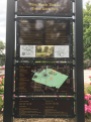 A Tralee Town Park map at the beginning of the park