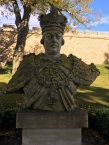 A bust of King George III