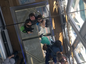 Because of Mirrors on the ceiling you can take selfies with the Walkway