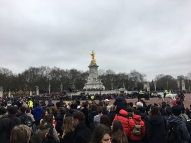 Too many people trying to see the Changing of the Guards