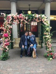 Flower swings at Covent Garden