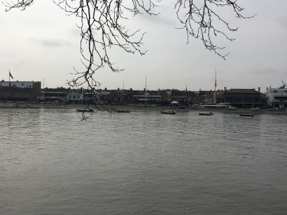 Putney on the South side of the Thames