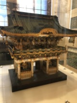 A nice japanese Temple in the Architecture department of the V&A