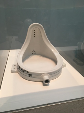 'Fountain' by Marcel Duchamp (signed as R.Mutt)