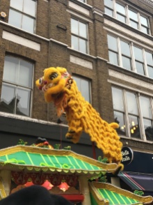 A chinese dragon